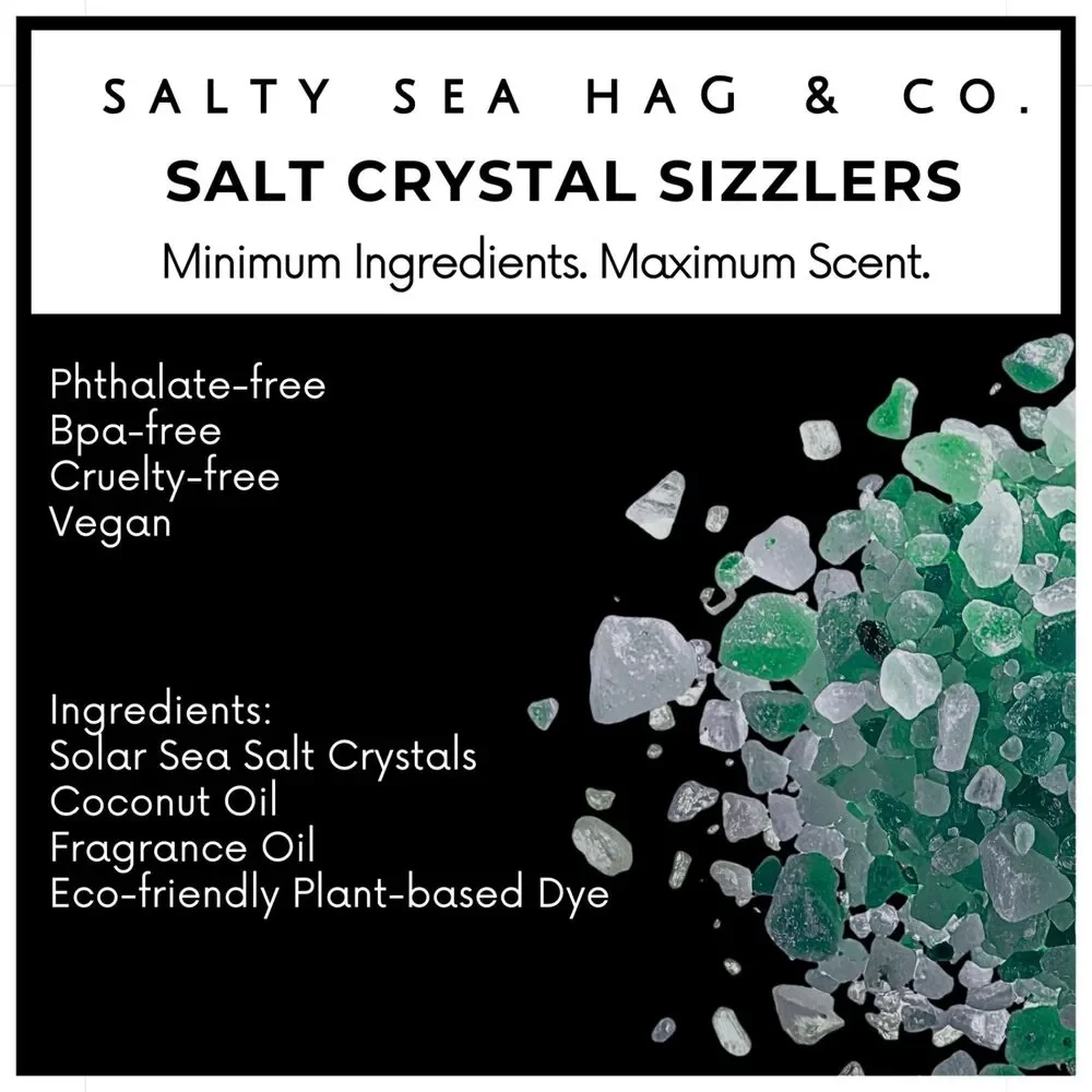 Malécon Nights Salt Crystal Sizzlers | Coastal Bergamot + Smoky Scent